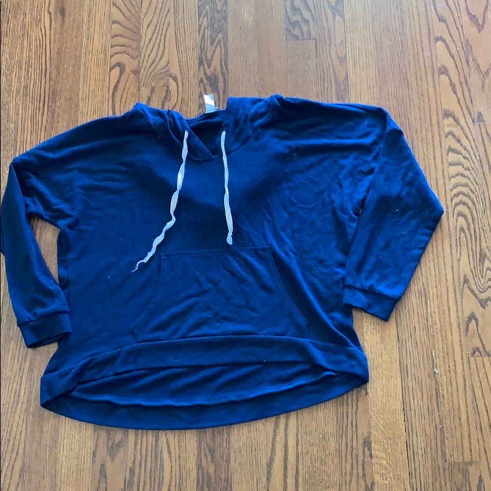 Navy sweatshirt